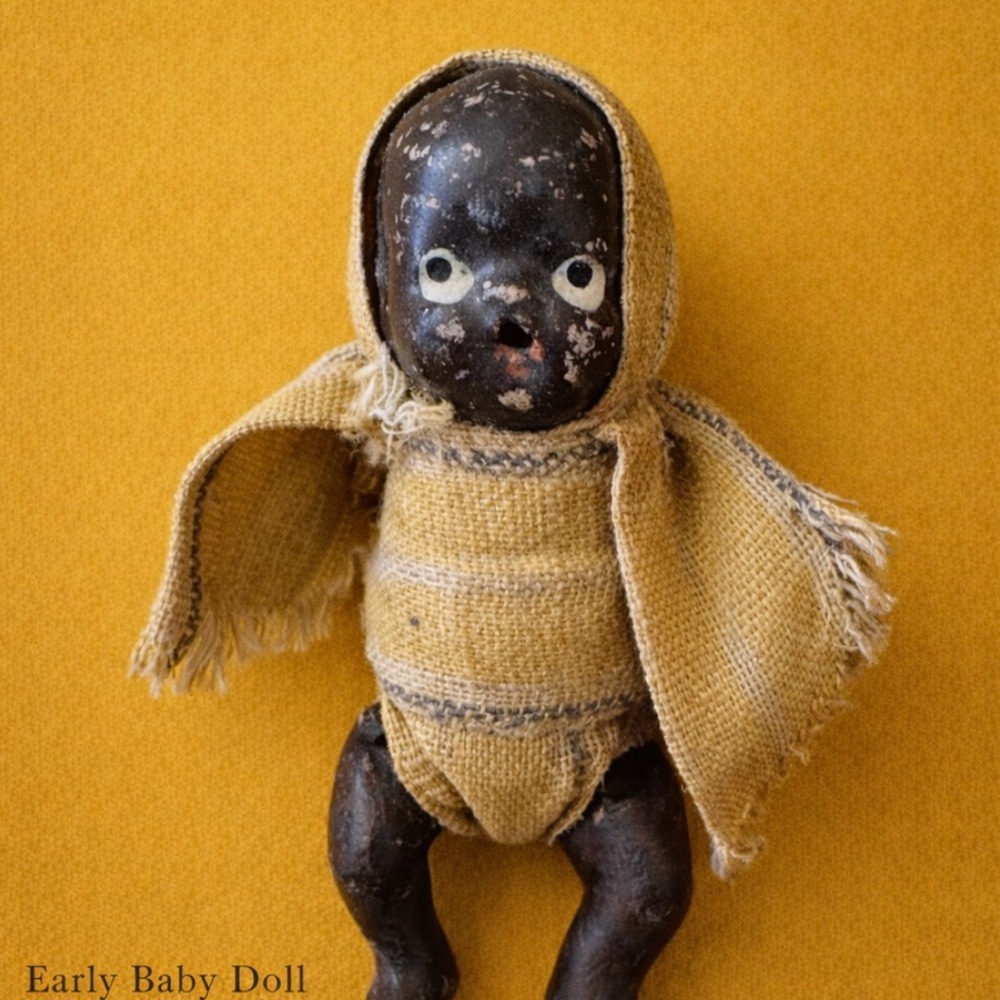 Antique Rare Primitive Cloth Baby Doll – Early Folk Art